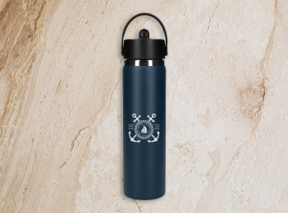 Custom imprinted Hydro Flask® for Boston, MA with a local business logo